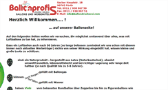Desktop Screenshot of bedruckte-ballons.de