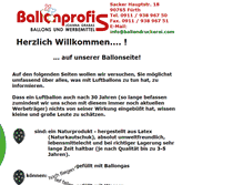 Tablet Screenshot of bedruckte-ballons.de